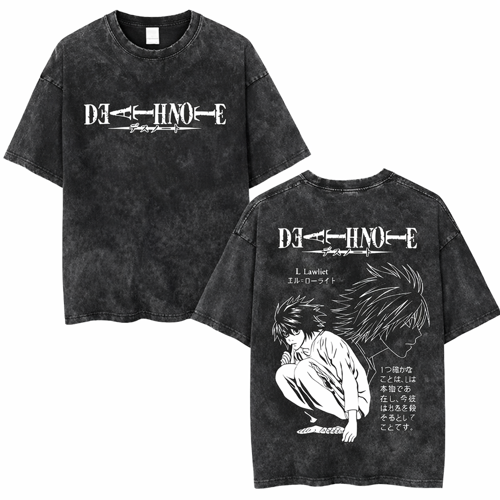 Detective Anime T Shirt - Cotton Oversized Tee