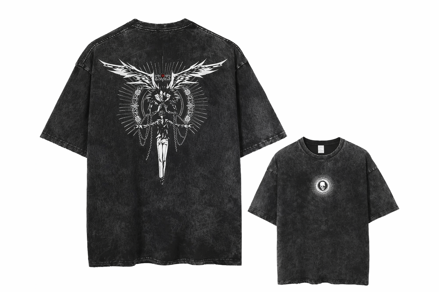 Cursed Anime Graphic T-Shirt – Cotton Oversized Tee