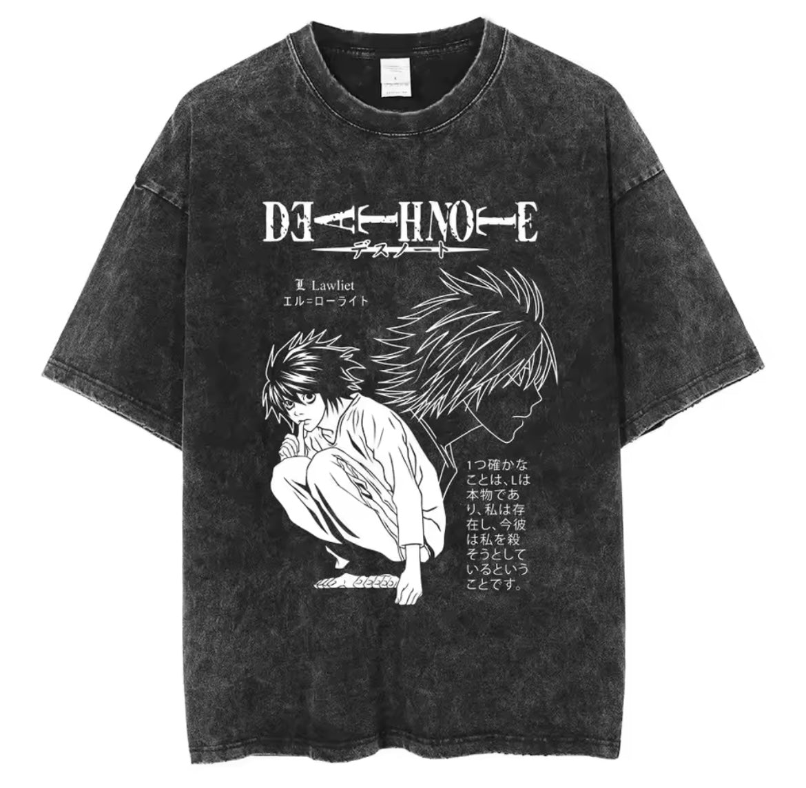 Vintage Anime T Shirt - Cotton Oversized Tee